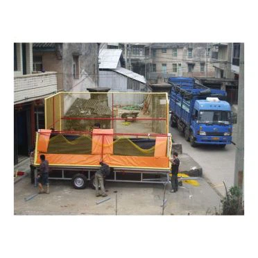 Trampoline ngoài trời với Trailer